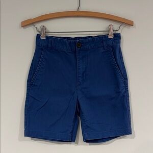 OLD NAVY Boys 12 Slim Built In Flex Flat Front Shorts Blue Adjustable Waist